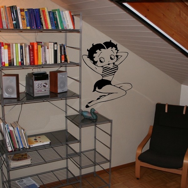 Exemple de stickers muraux: Betty Boop